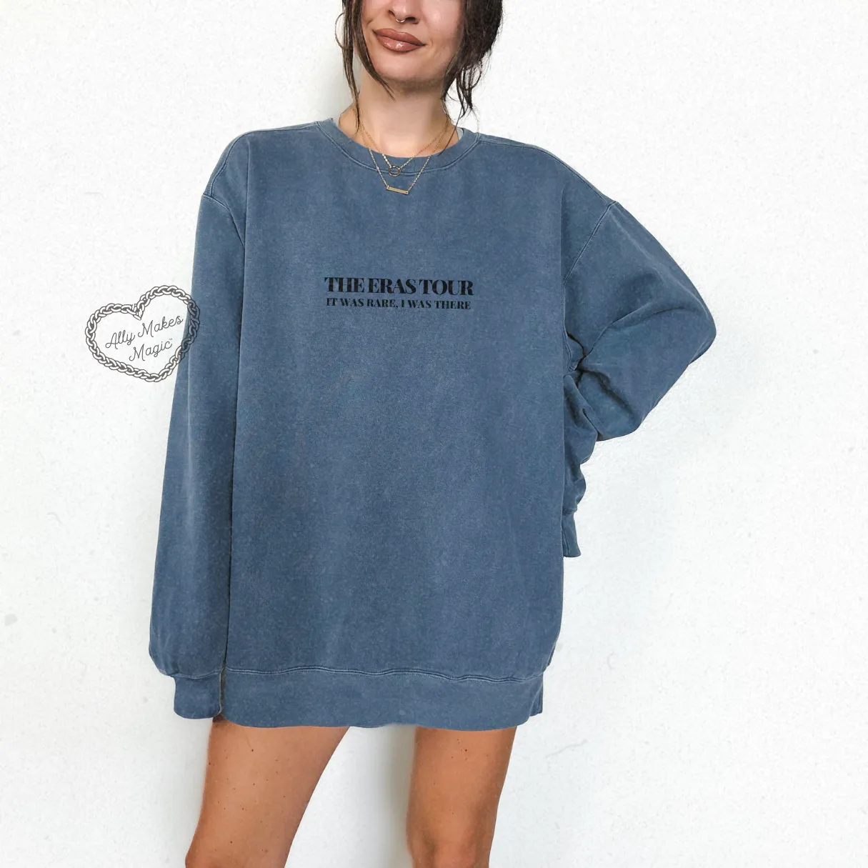 rio de janeiro night 1 pullover | comfort colors sold by Ally Makes Magic product image thumbnail 2