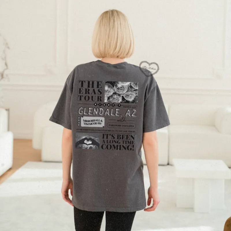 glendale night 1 t-shirt | comfort colors sold by Ally Makes Magic