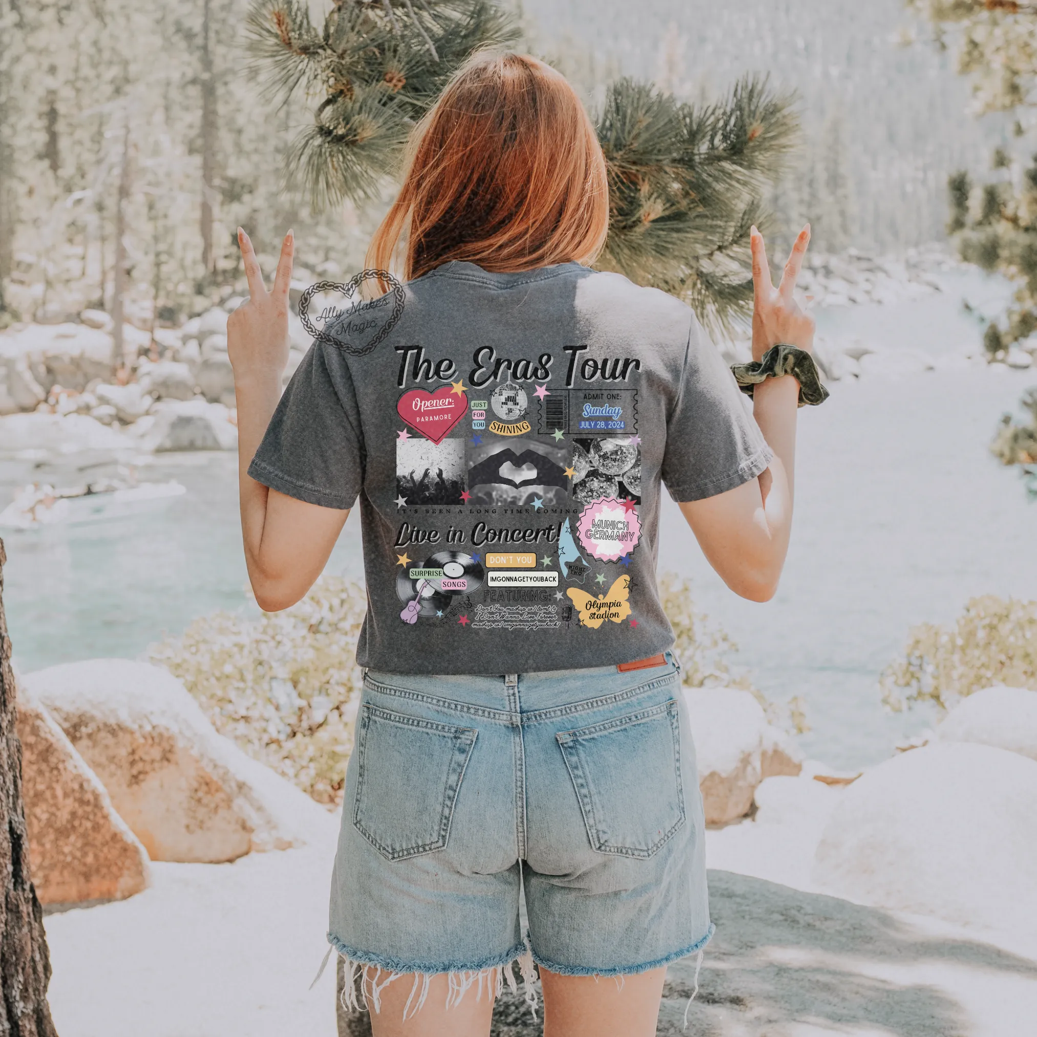 munich night 2 retro tee | comfort colors sold by Ally Makes Magic