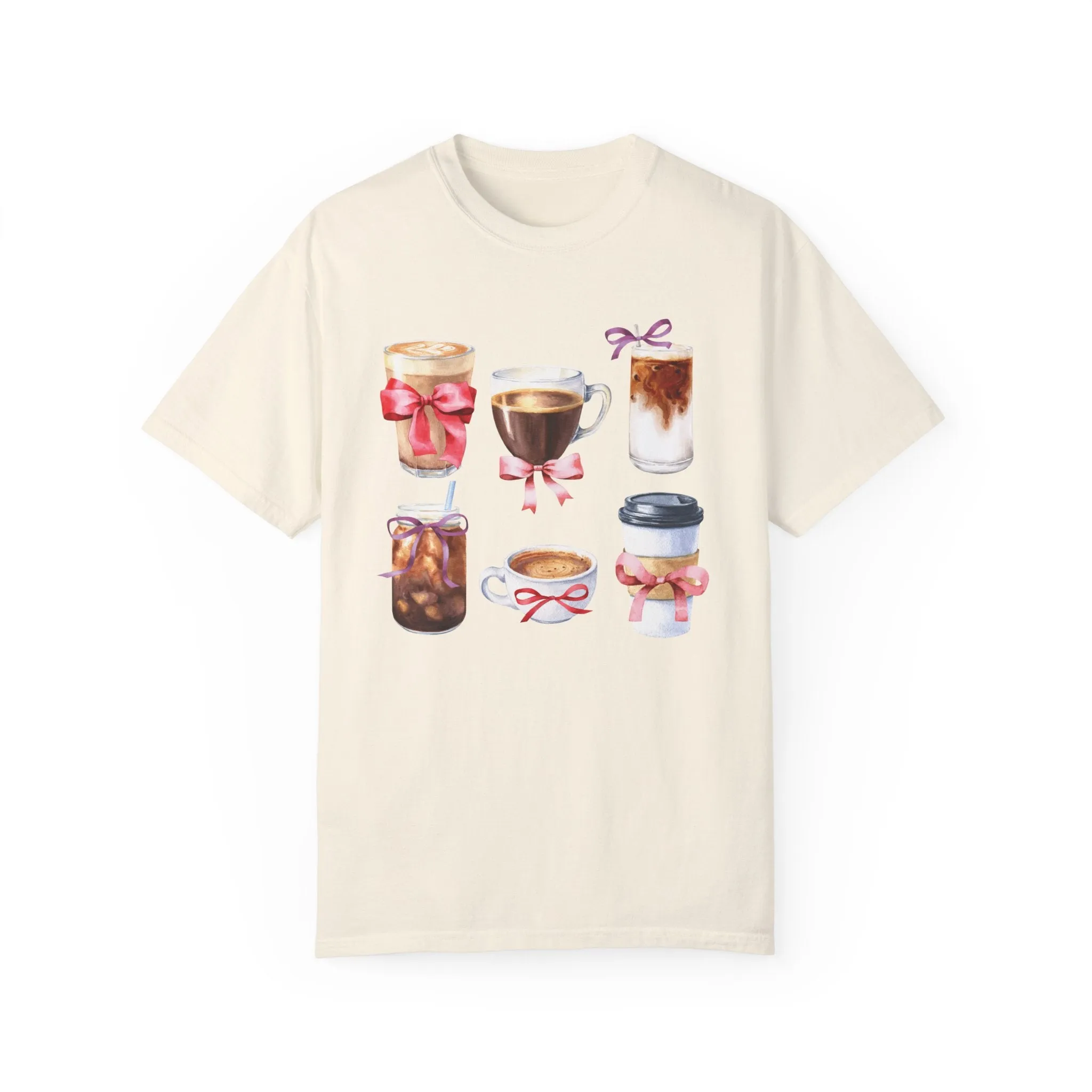 cup of joe? cup of bow. tee sold by Ally Makes Magic product image thumbnail 3