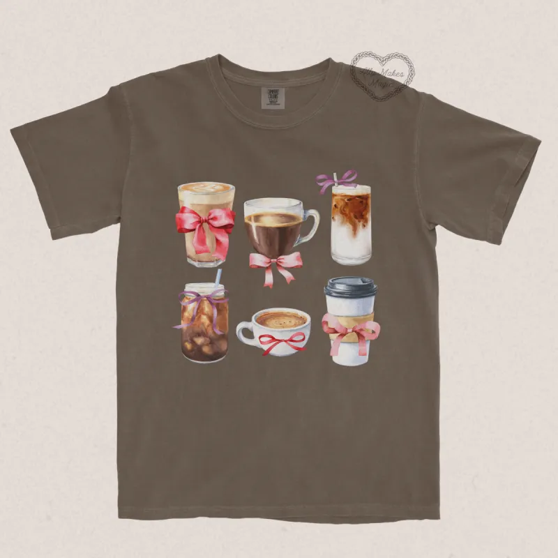 cup of joe? cup of bow. tee sold by Ally Makes Magic