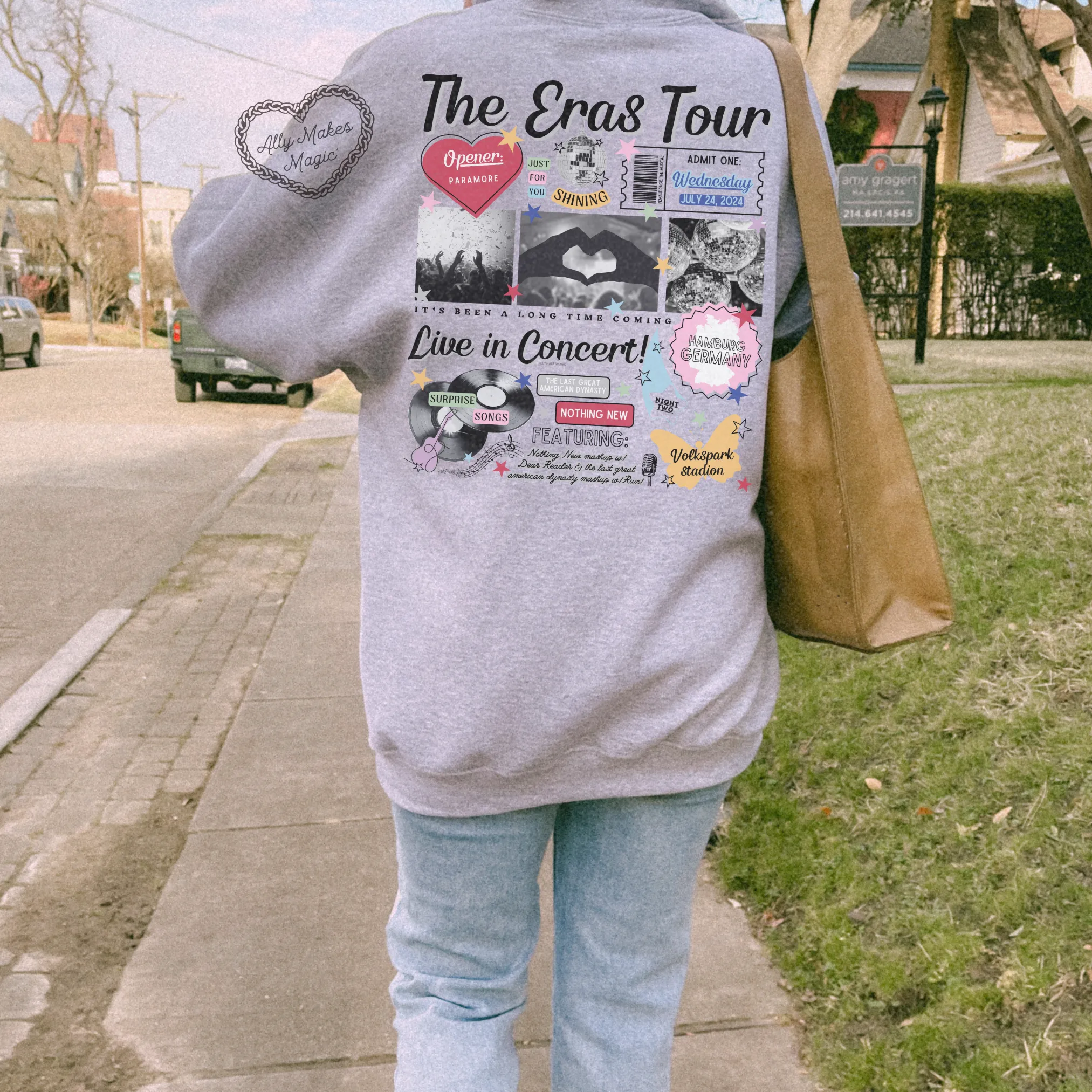 hamburg night 2 retro hoodie sold by Ally Makes Magic