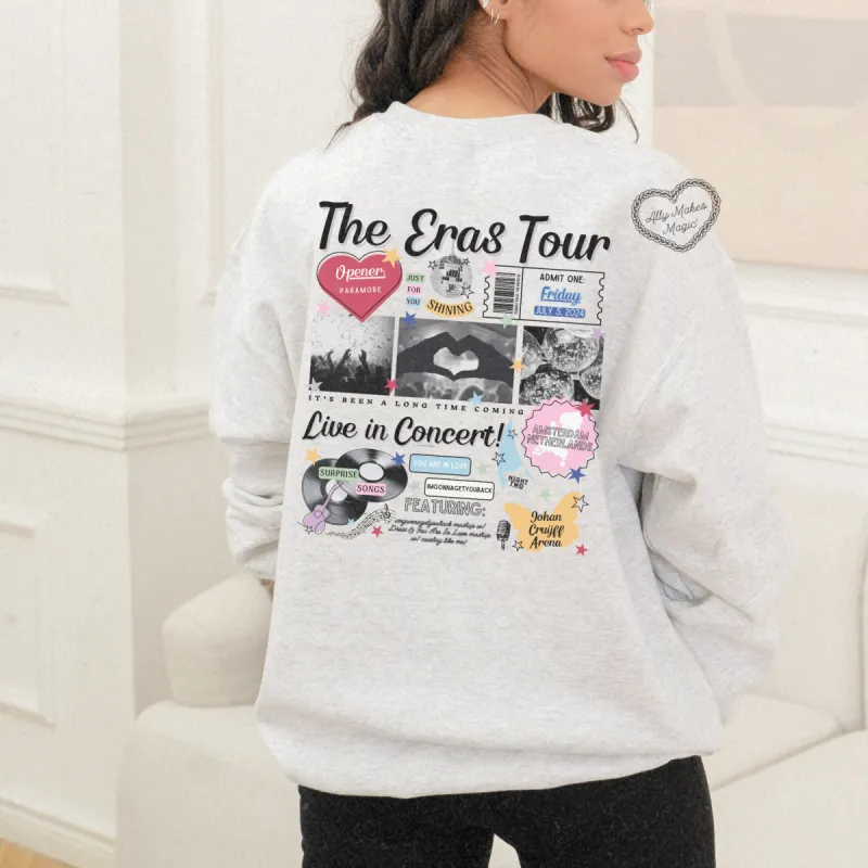 amsterdam night 2 retro sweater | gildan sold by Ally Makes Magic
