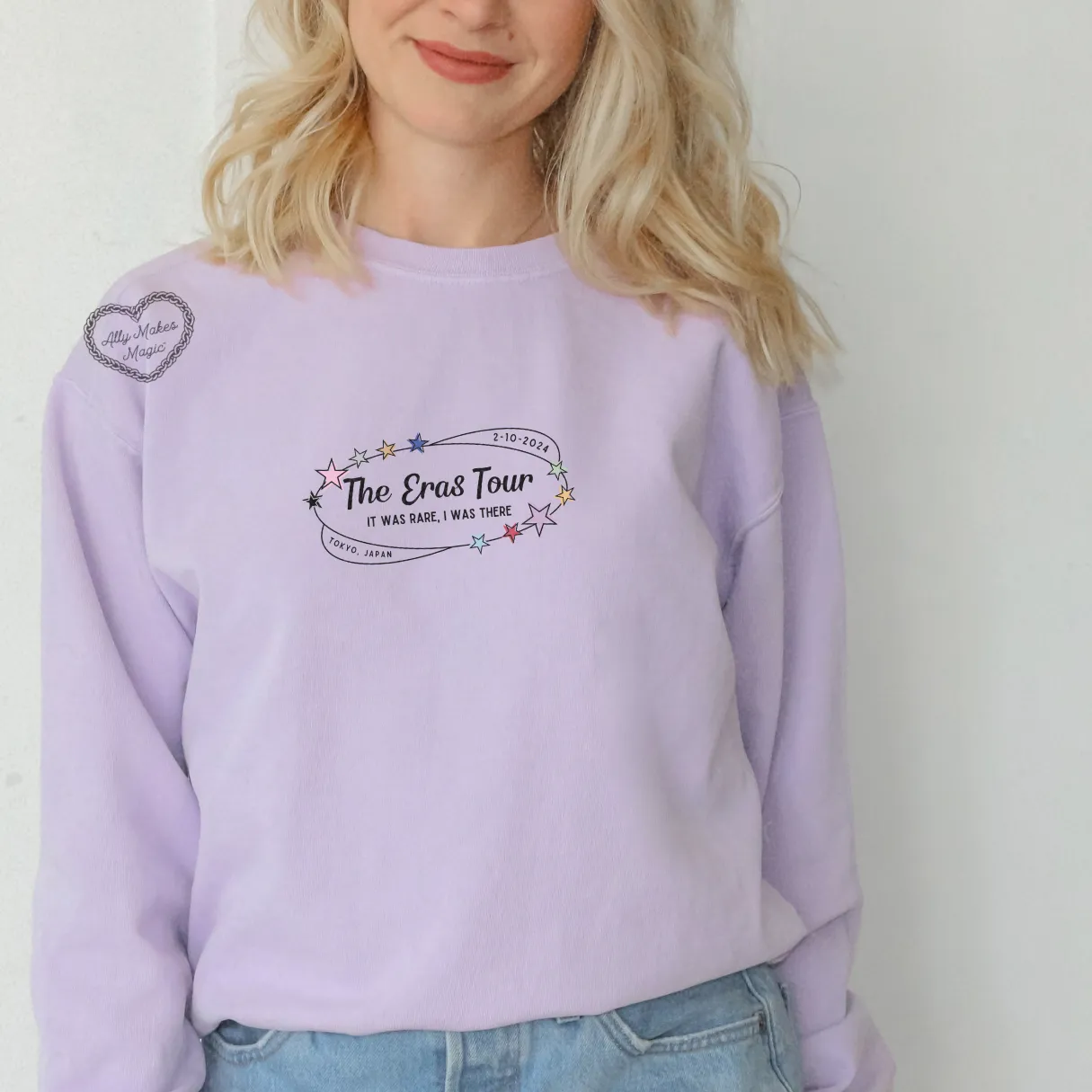 tokyo night 4 retro pullover | comfort colors sold by Ally Makes Magic product image thumbnail 2