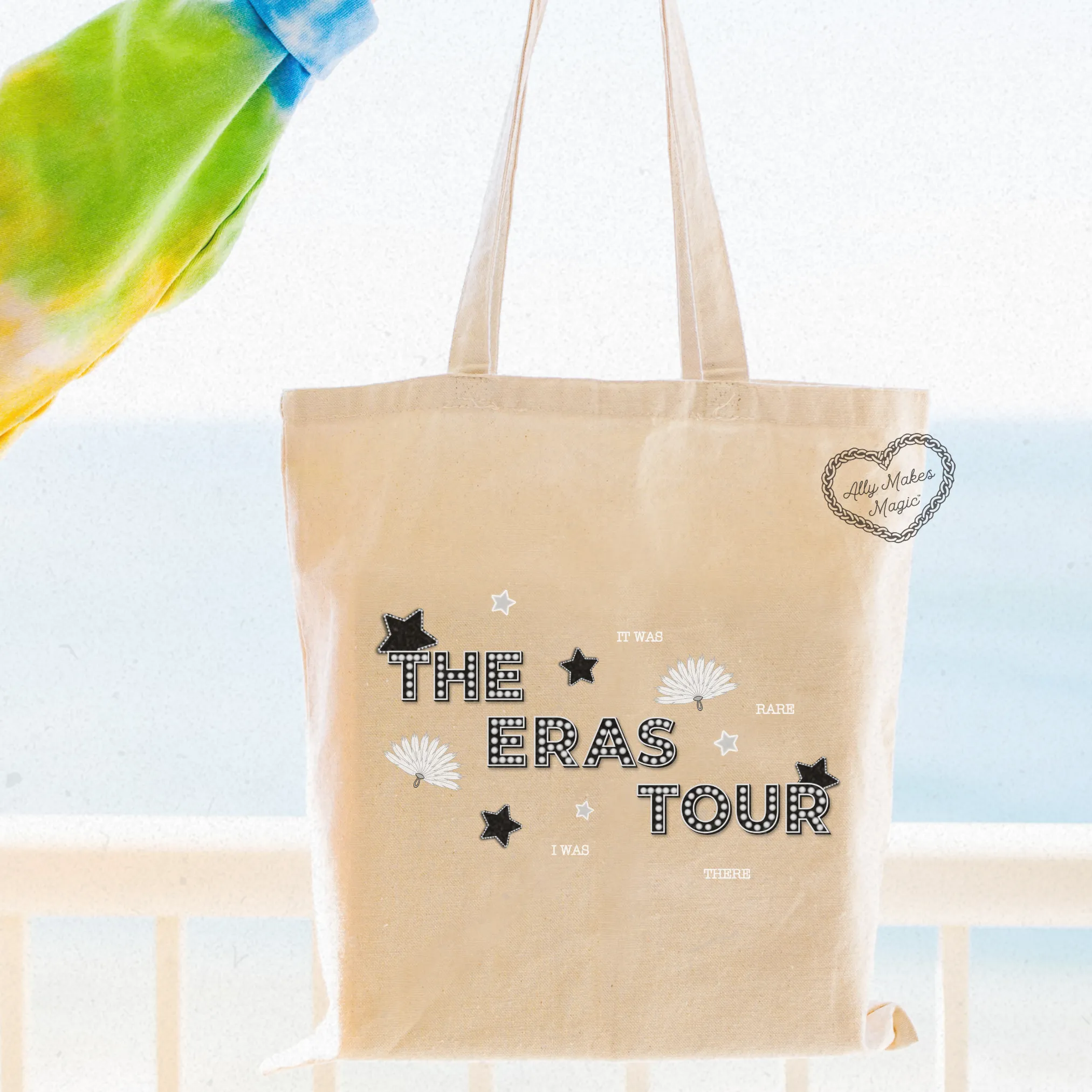 cardiff night 1 tote bag (tortured) sold by Ally Makes Magic product image thumbnail 2