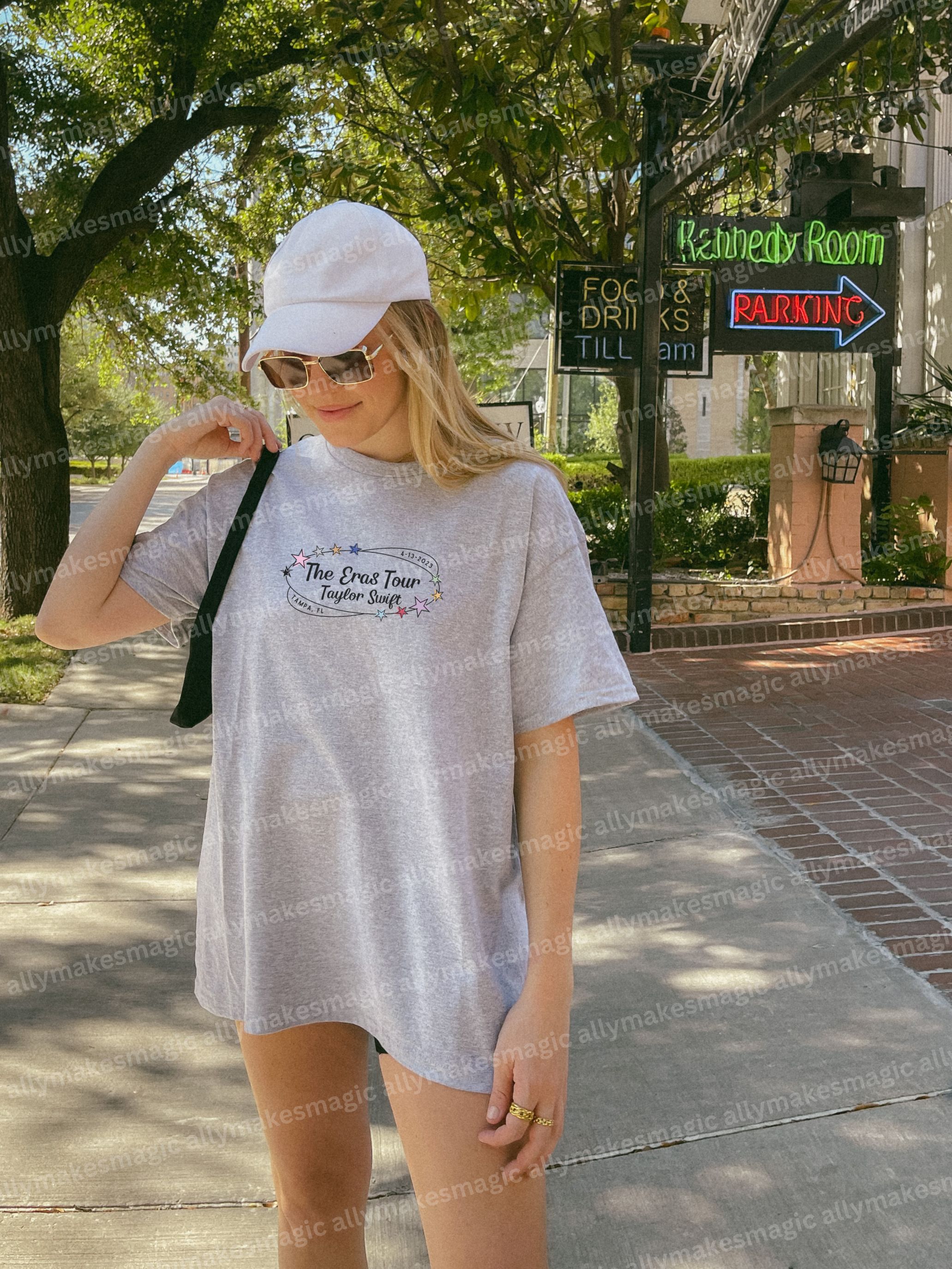 Chicago Night 2 Retro Tee sold by Ally Makes Magic product image thumbnail 3