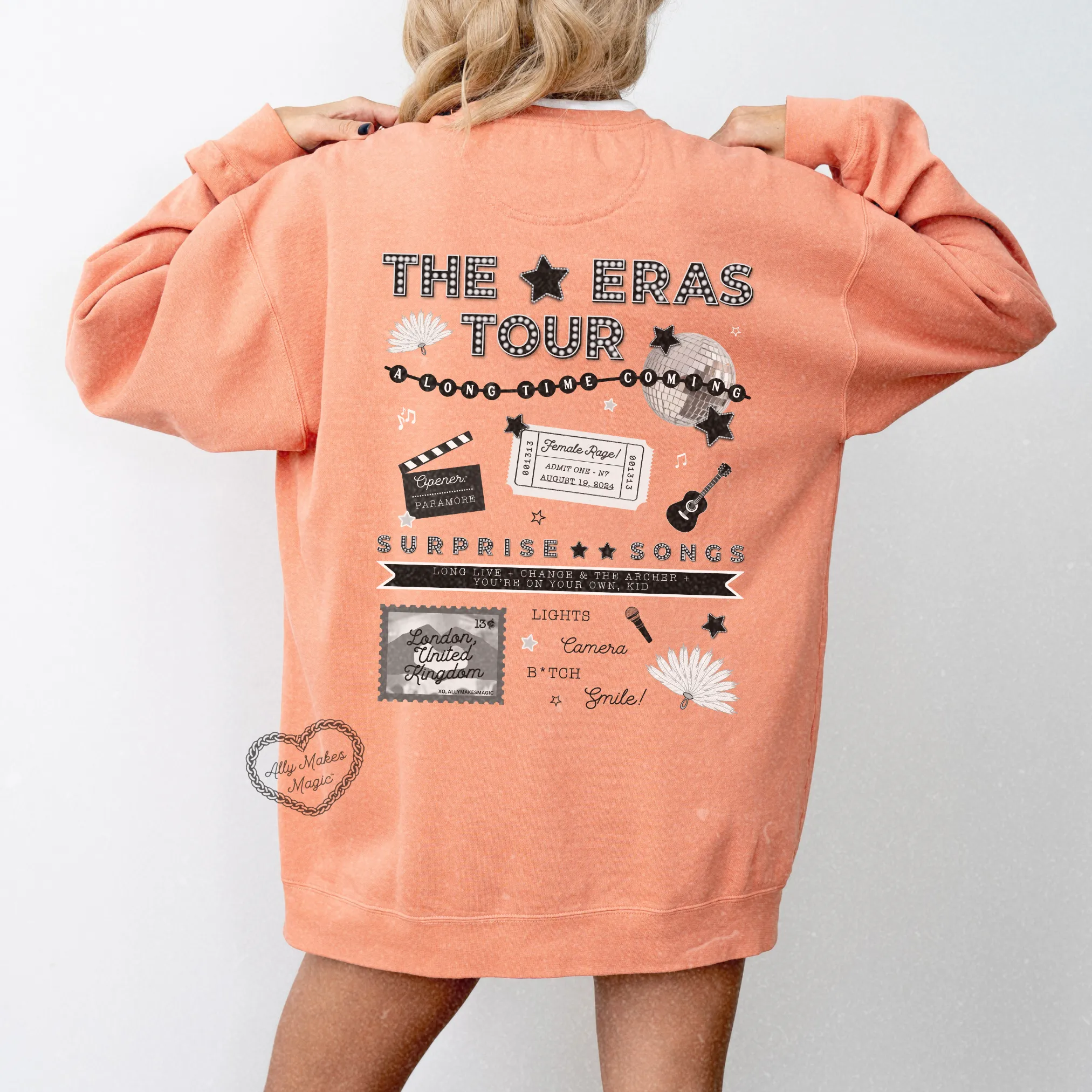 london night 7 pullover | comfort colors (tortured) sold by Ally Makes Magic