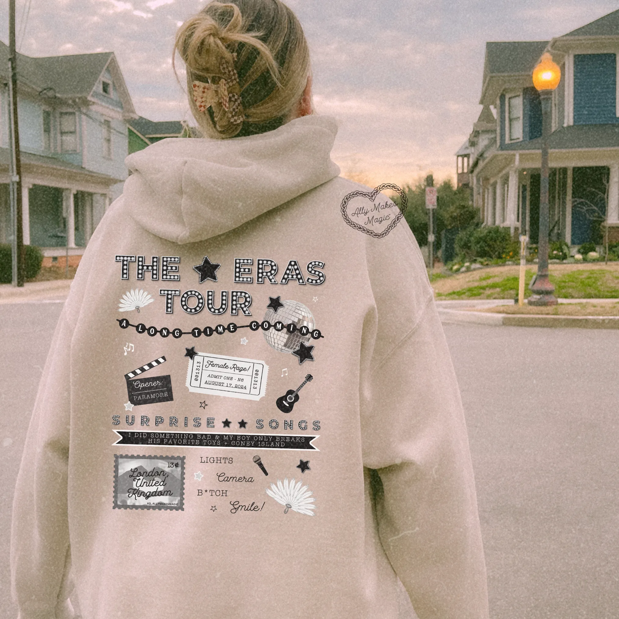 london night 6 hoodie (tortured) sold by Ally Makes Magic