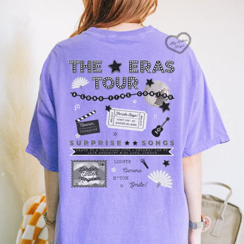 london night 8 tee | comfort colors (tortured) sold by Ally Makes Magic