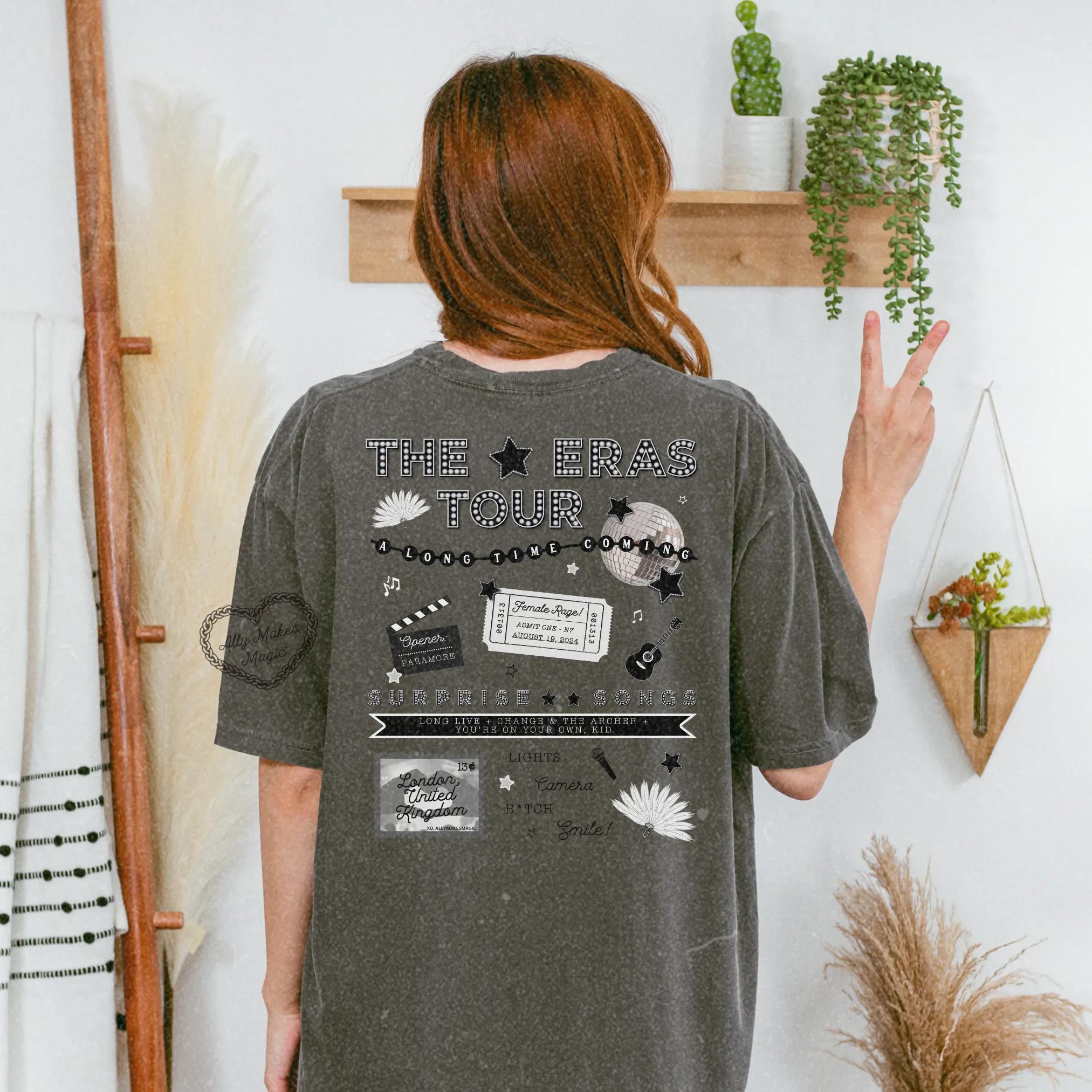 london night 7 tee | comfort colors (tortured) sold by Ally Makes Magic