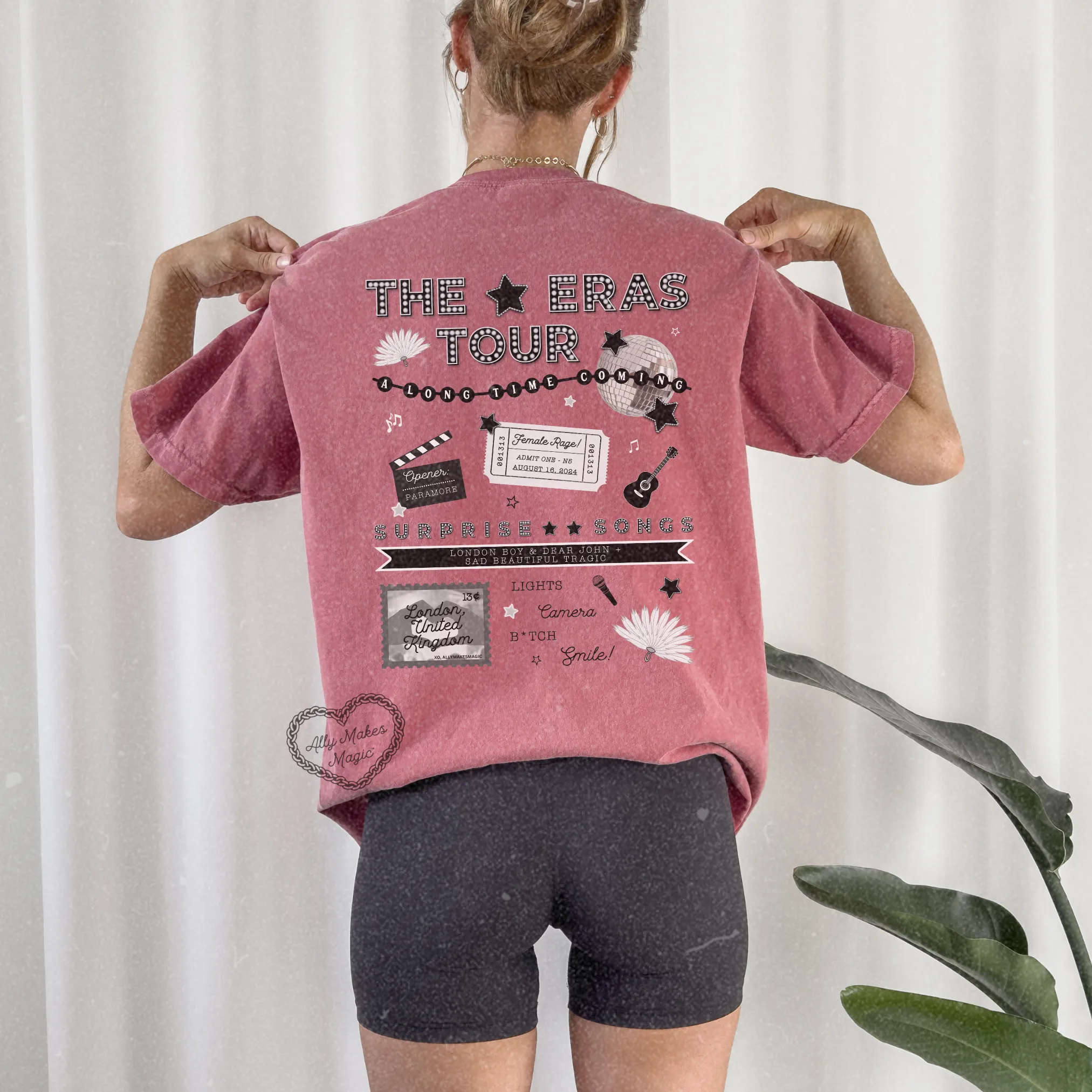 london night 5 tee | comfort colors (tortured) sold by Ally Makes Magic