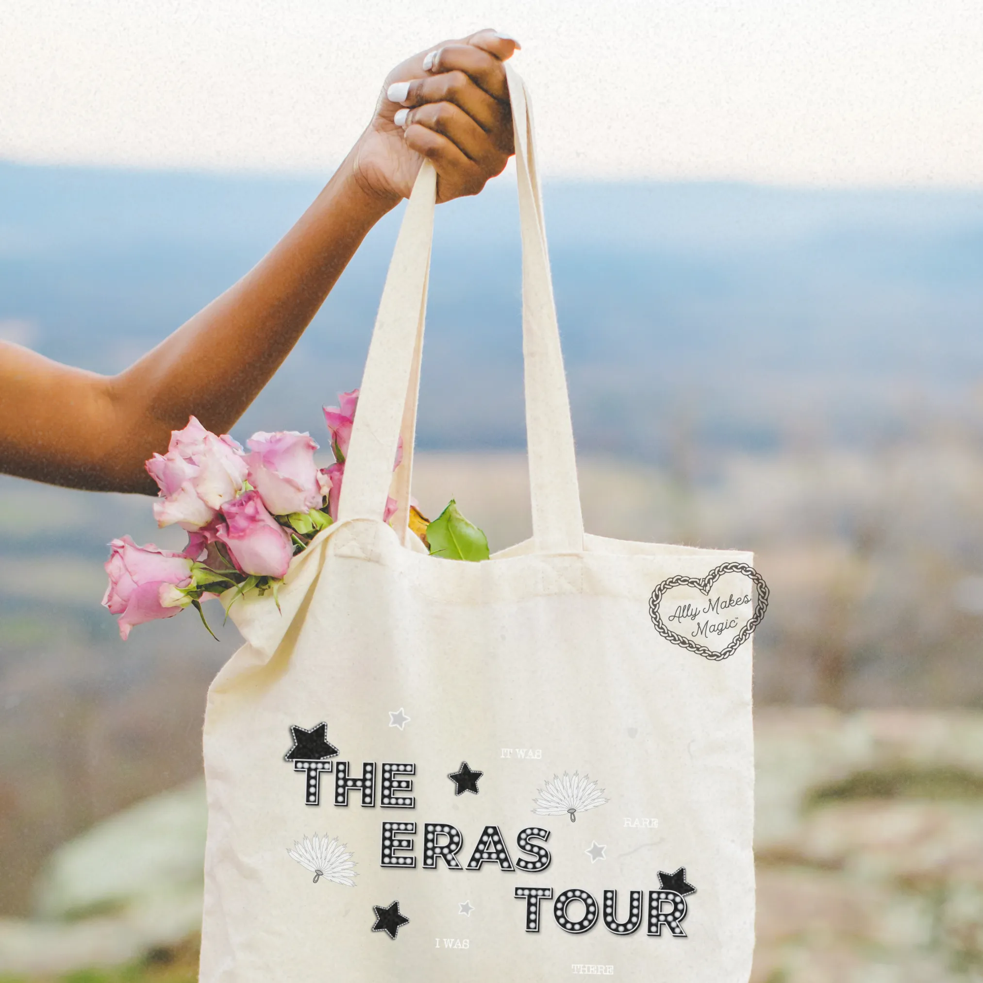 london night 6 tote bag (tortured) sold by Ally Makes Magic product image thumbnail 2