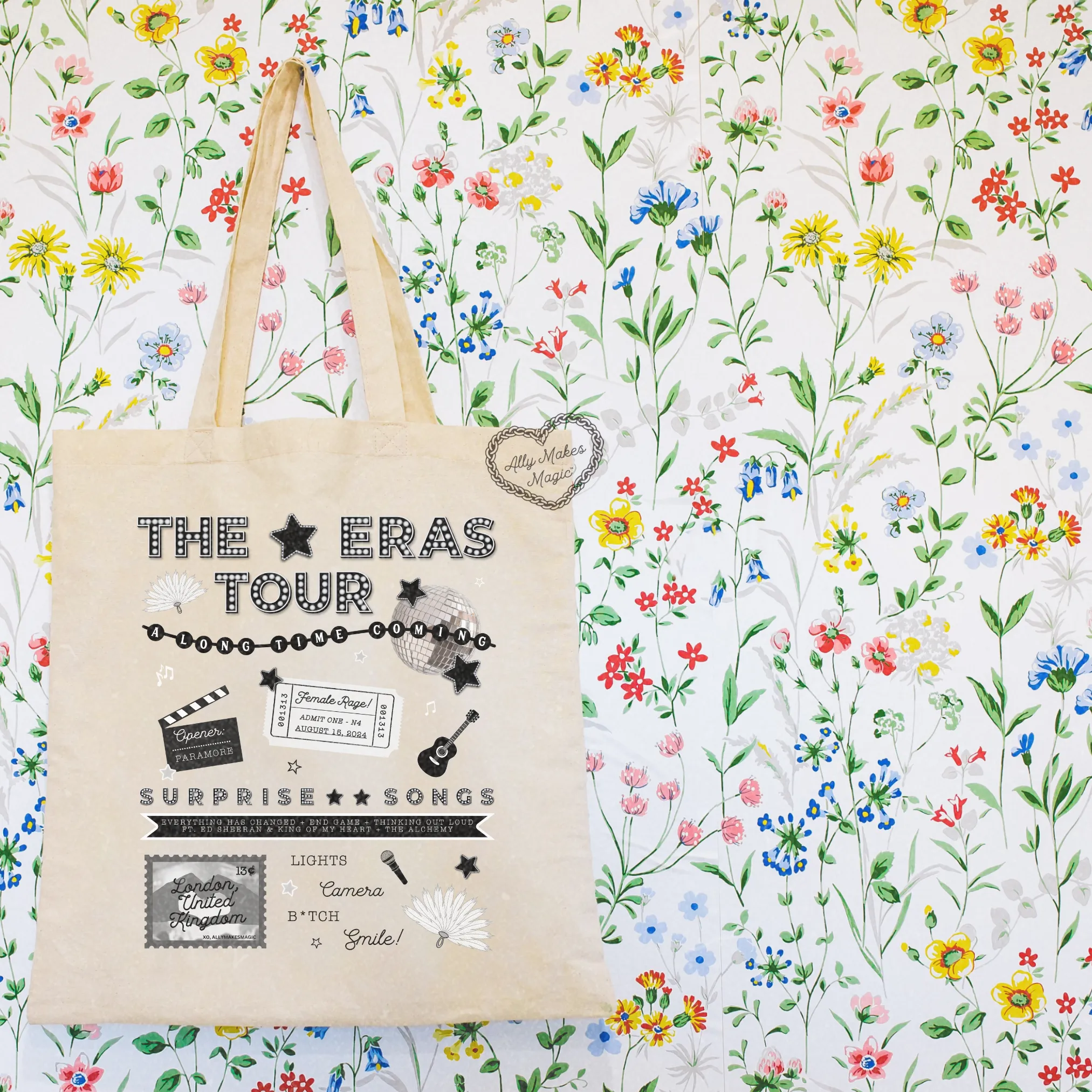 london night 4 tote bag (tortured) sold by Ally Makes Magic