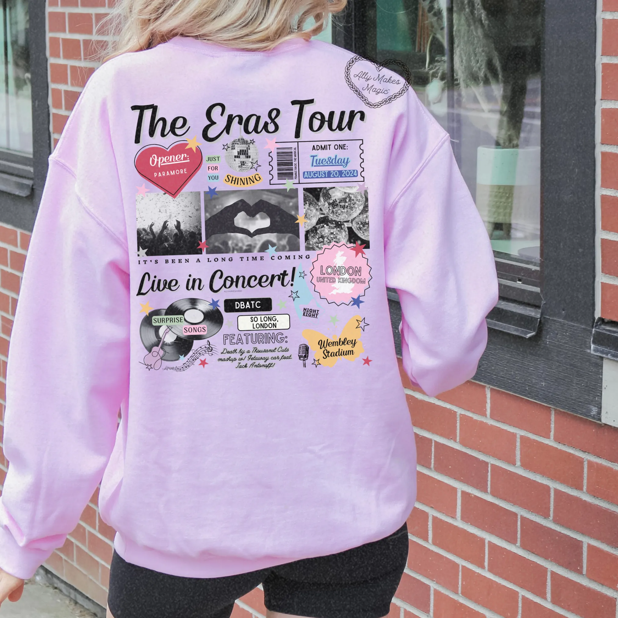 london night 8 retro sweater | gildan sold by Ally Makes Magic