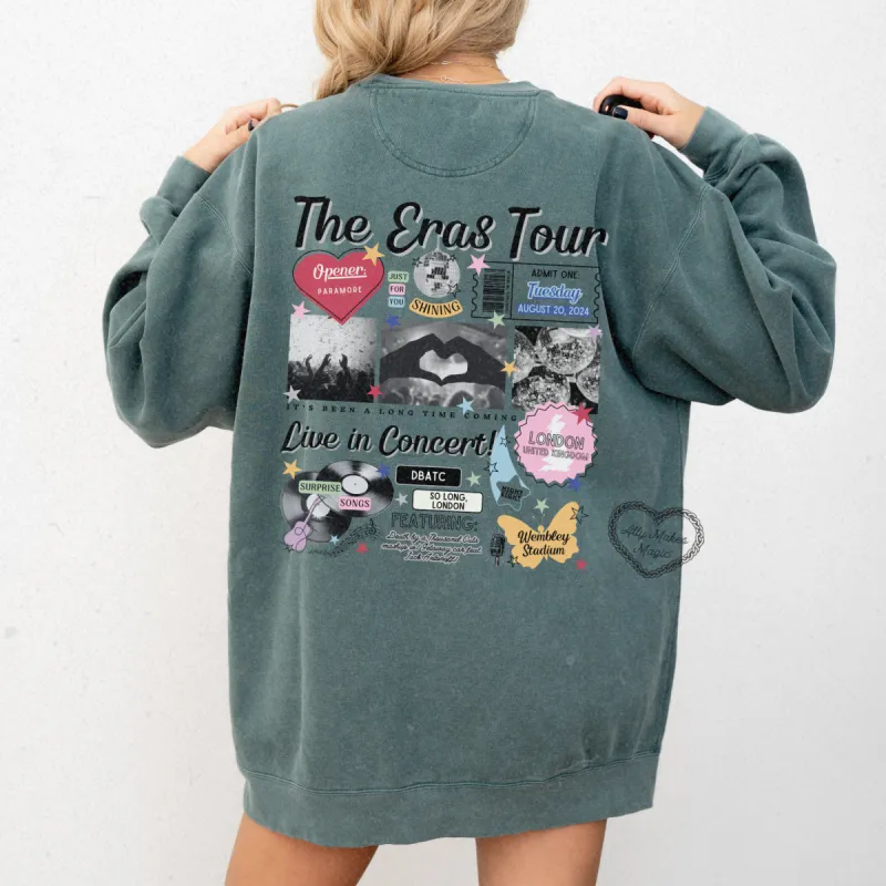 london night 8 retro pullover | comfort colors sold by Ally Makes Magic