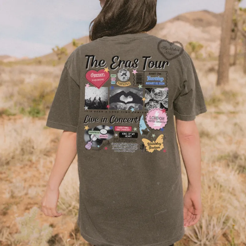 london night 4 retro tee | comfort colors sold by Ally Makes Magic