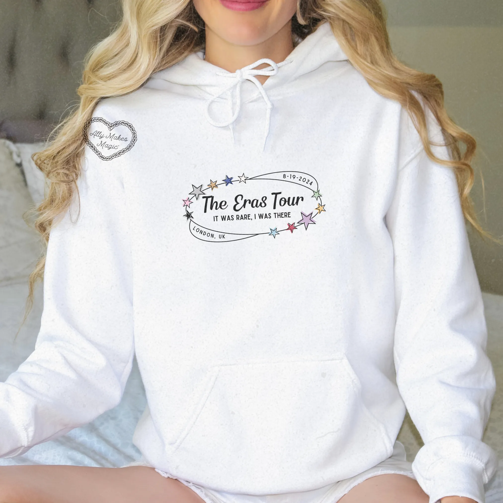 london night 7 retro hoodie sold by Ally Makes Magic product image thumbnail 2