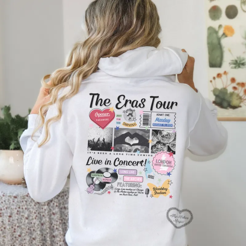 london night 7 retro hoodie sold by Ally Makes Magic