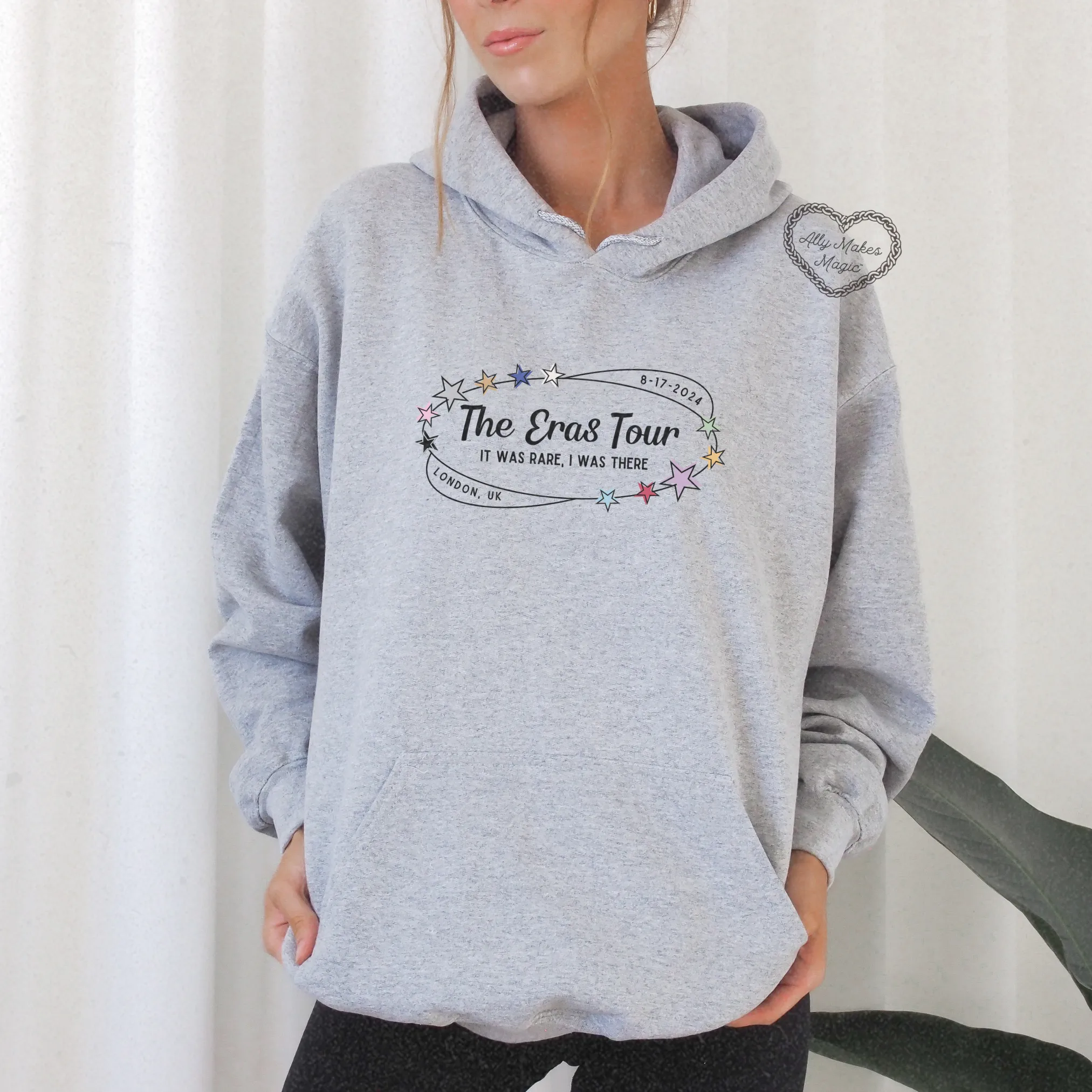 london night 6 retro hoodie sold by Ally Makes Magic product image thumbnail 2