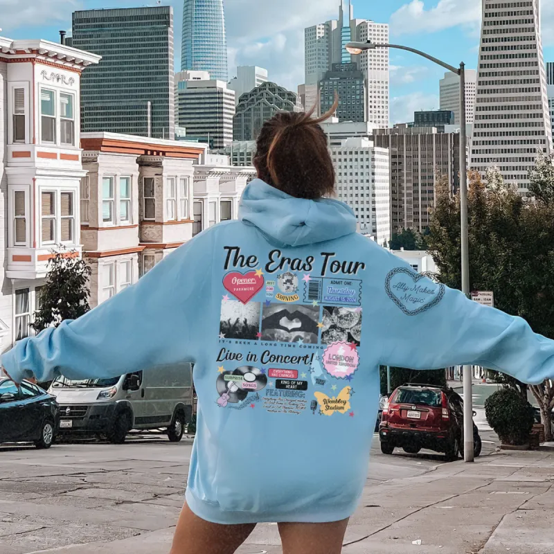london night 4 retro hoodie sold by Ally Makes Magic