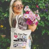 london night 7 retro tote bag sold by Ally Makes Magic
