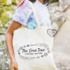 london night 5 retro tote bag sold by Ally Makes Magic