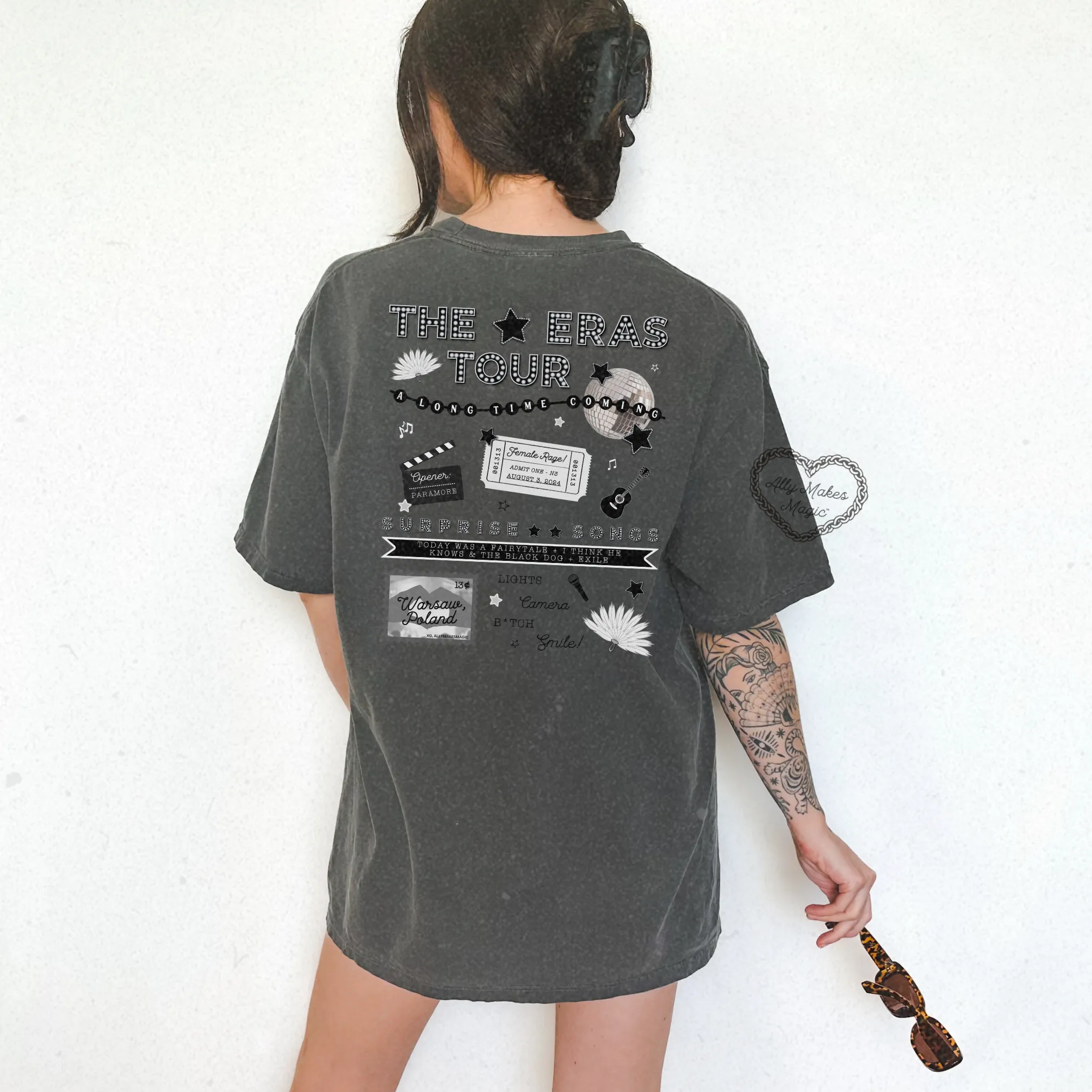 warsaw night 3 tee | comfort colors (tortured) sold by Ally Makes Magic