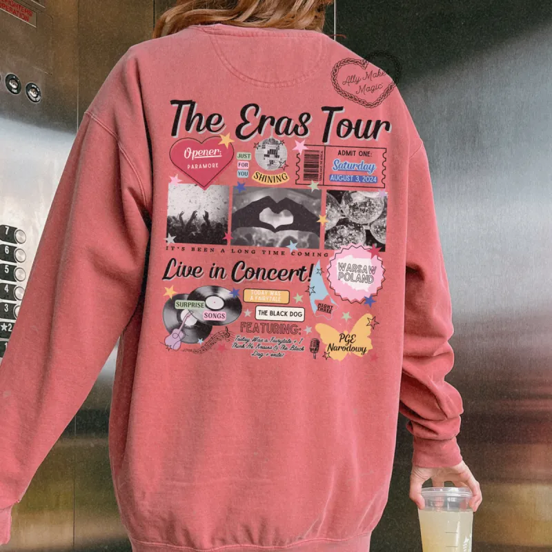 warsaw night 3 retro pullover | comfort colors sold by Ally Makes Magic