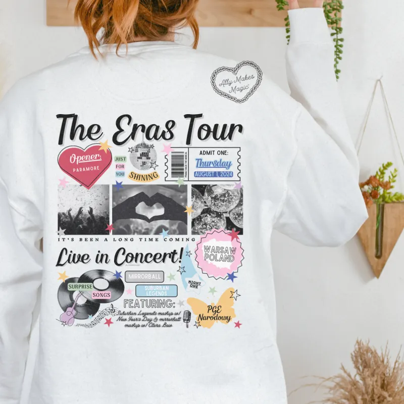 warsaw night 1 retro pullover | comfort colors sold by Ally Makes Magic