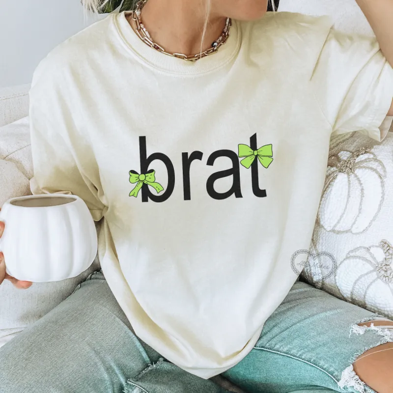 bow brat tee sold by Ally Makes Magic