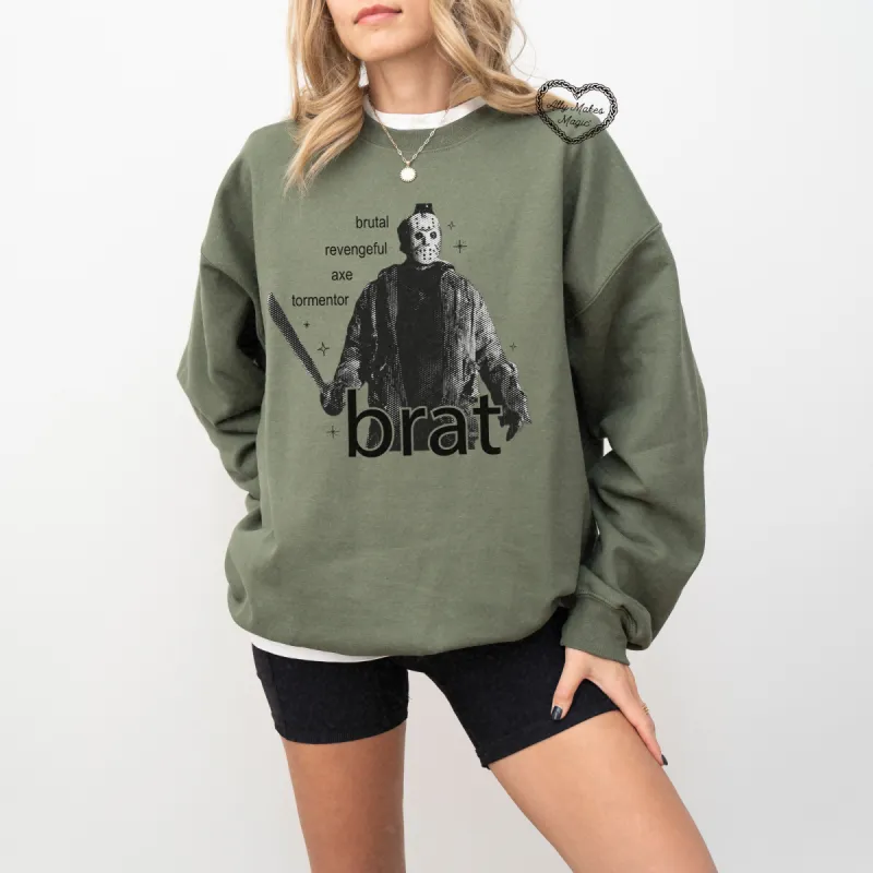 friday brat sweater sold by Ally Makes Magic