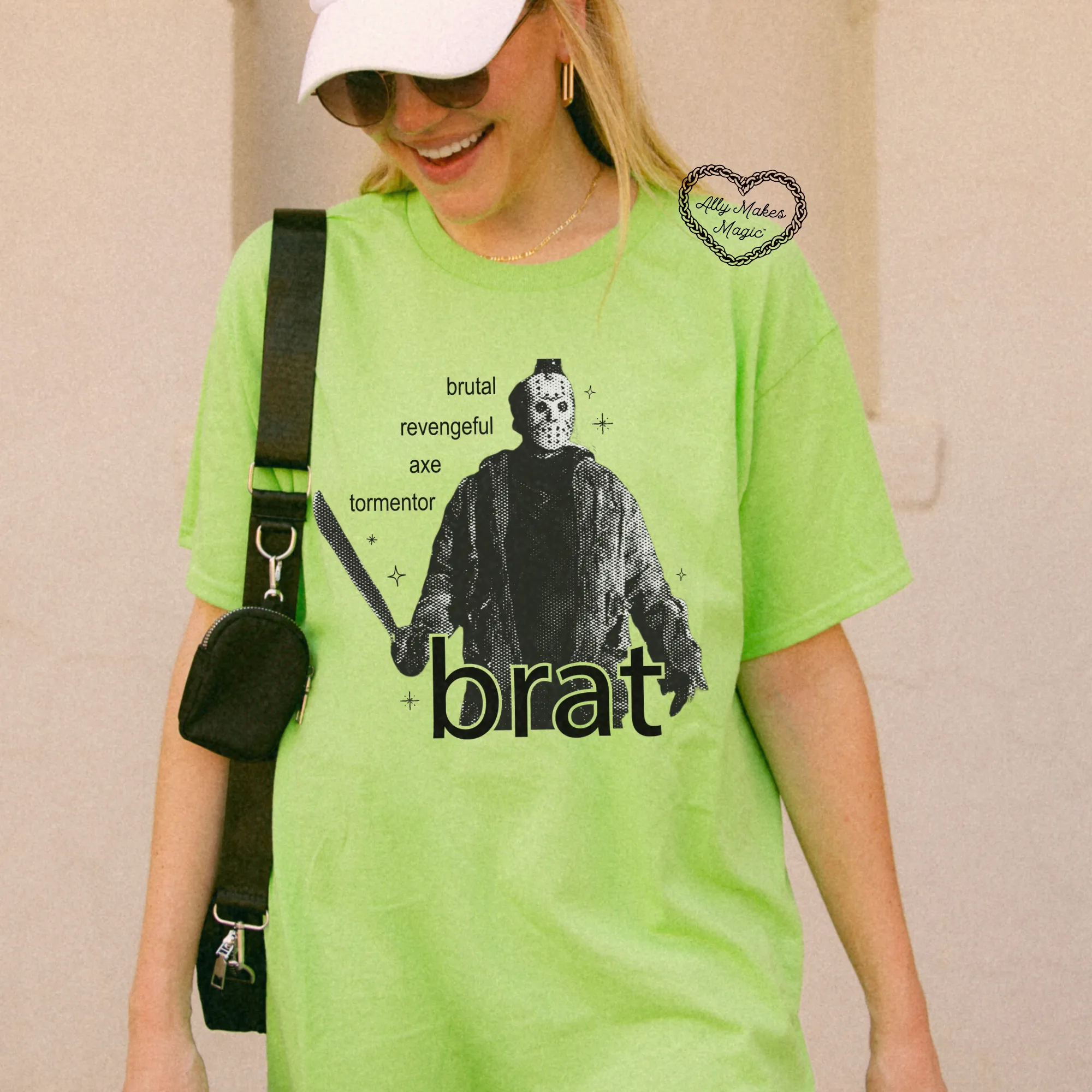 friday brat tee sold by Ally Makes Magic product image thumbnail 2