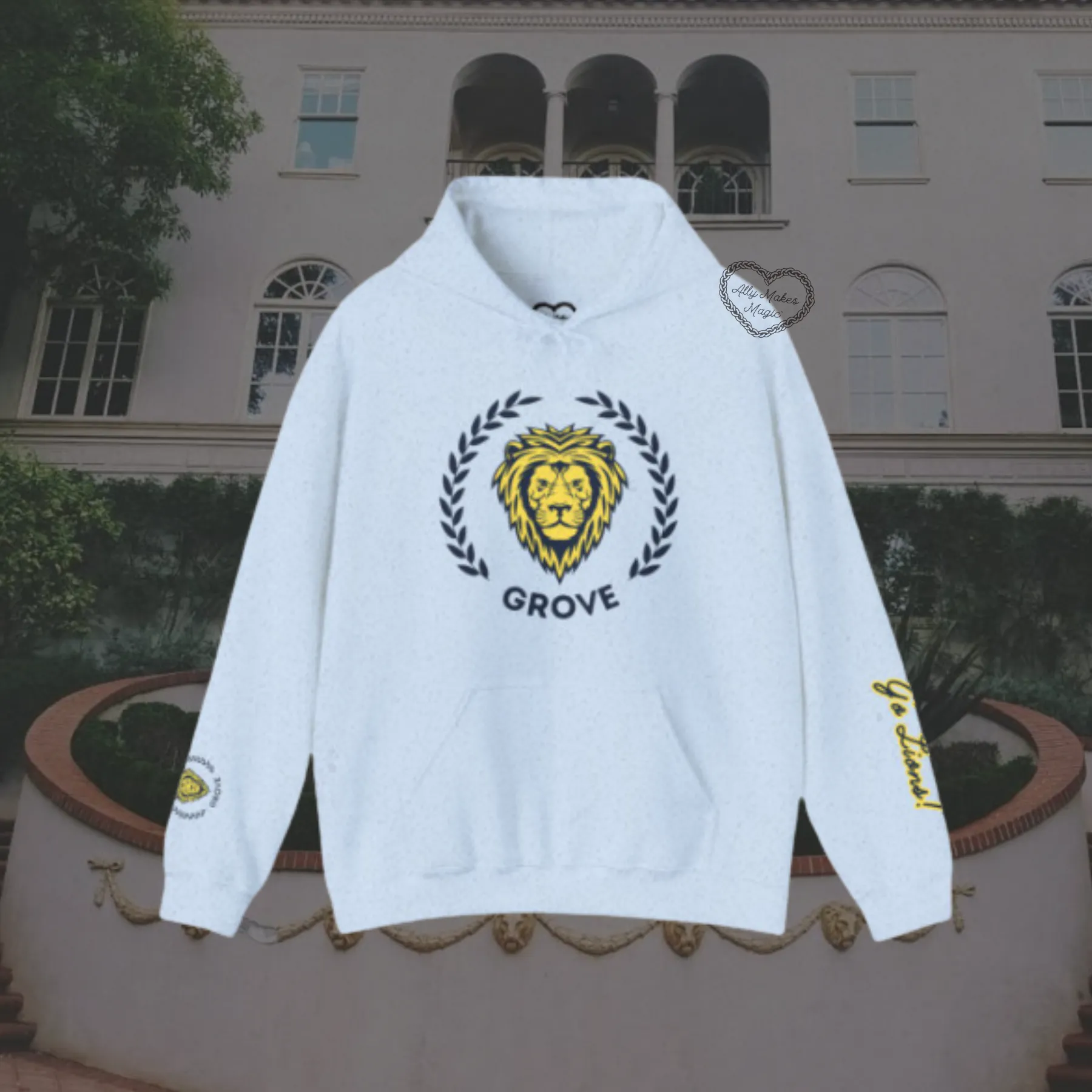 grove hs lions hoodie sold by Ally Makes Magic