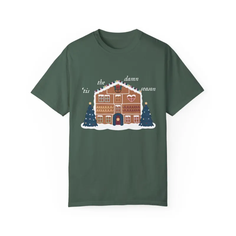 the gingerbread (lvr) house tee sold by Ally Makes Magic