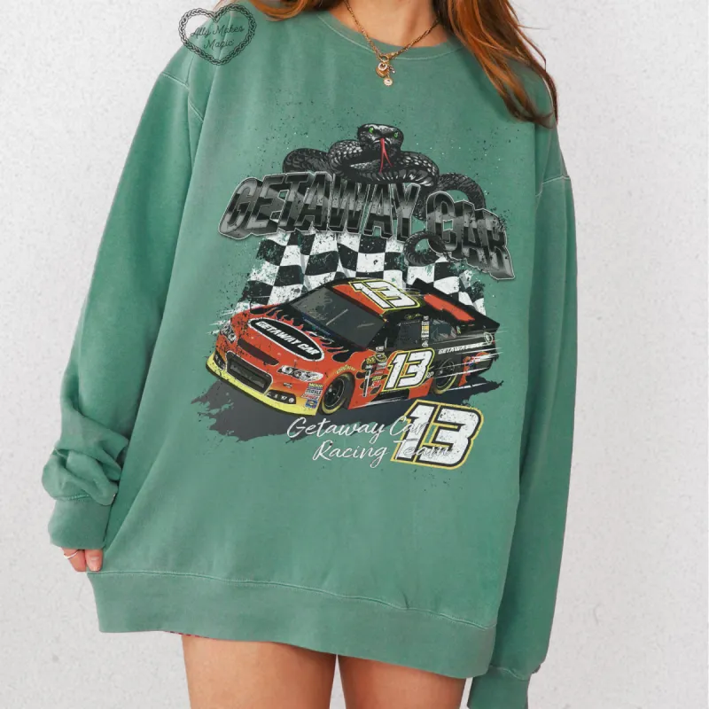 getaway racing pullover sold by Ally Makes Magic