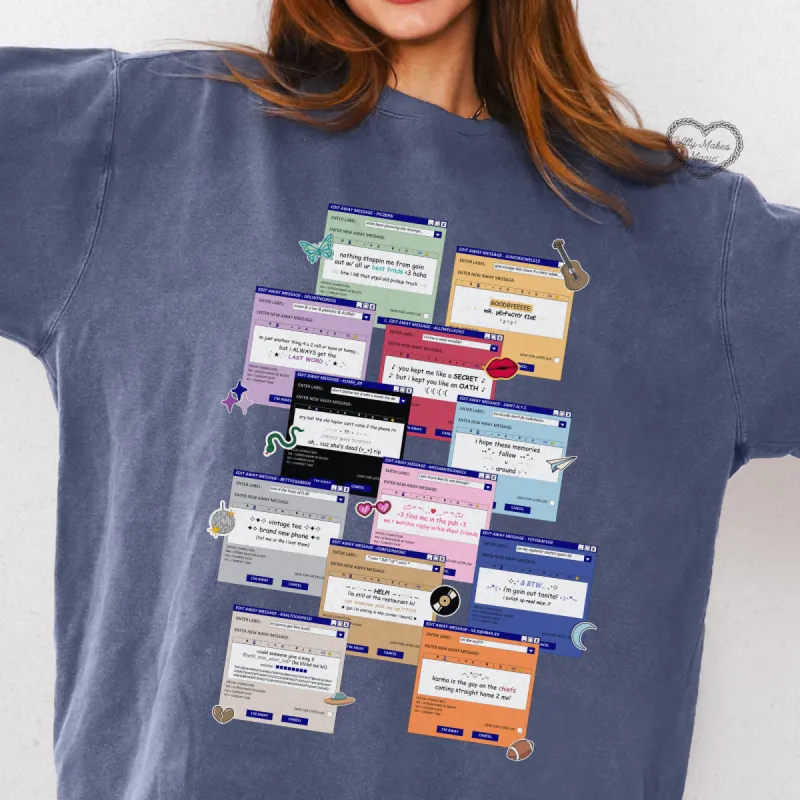 eras away msg pullover (tay2k) sold by Ally Makes Magic