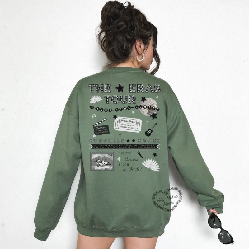 miami night 3 sweater | gildan (tortured) sold by Ally Makes Magic