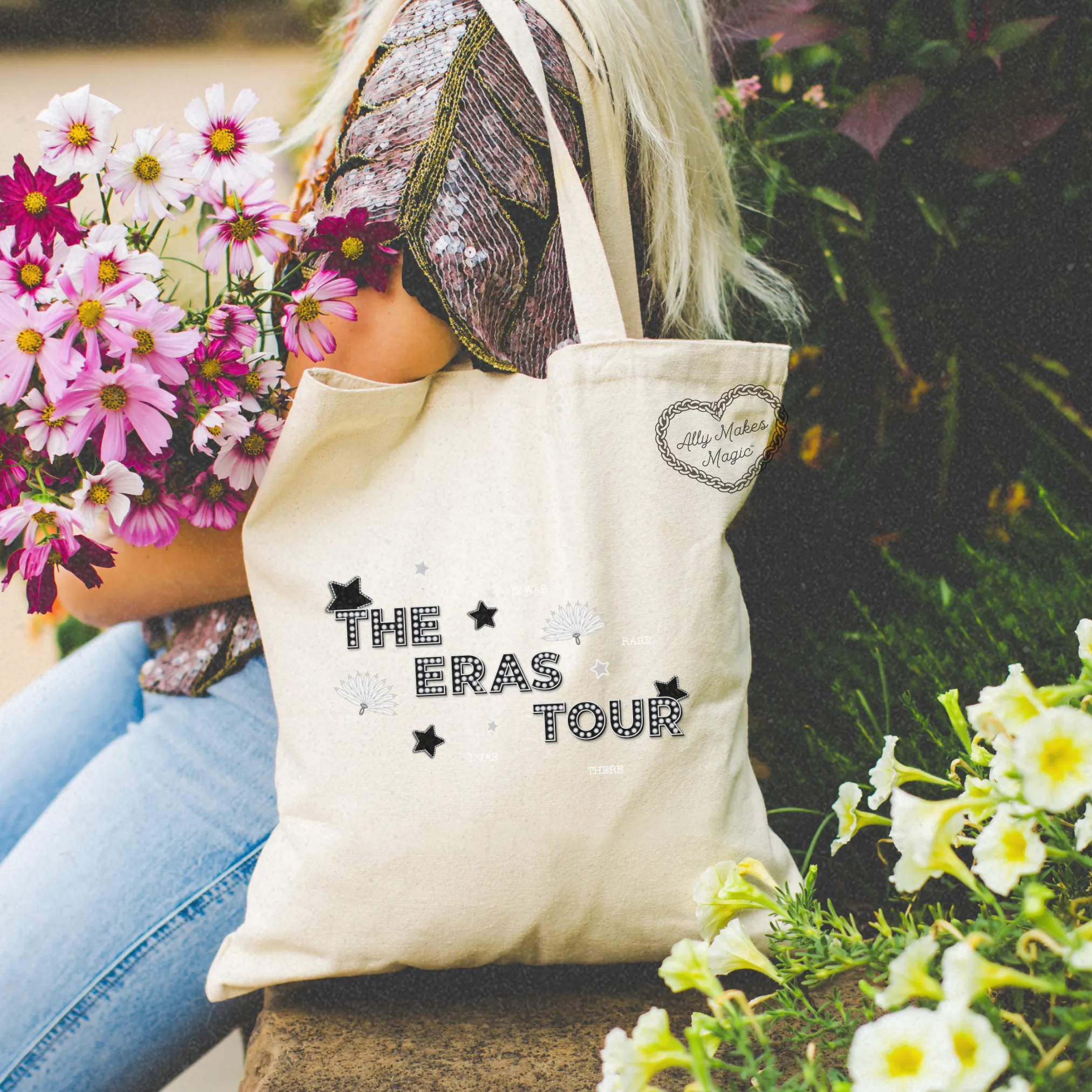 miami night 2 tote bag (tortured) sold by Ally Makes Magic product image thumbnail 2