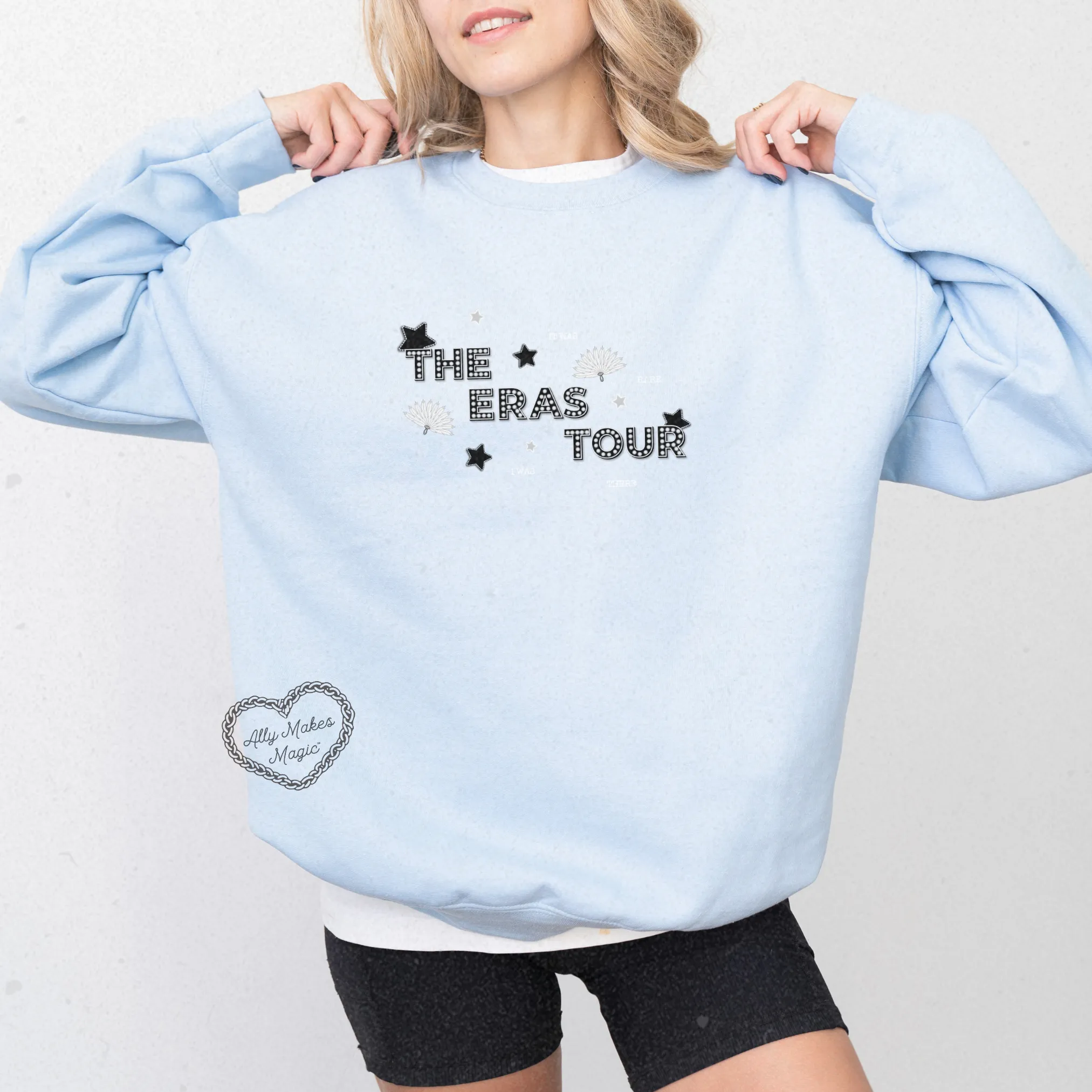 miami night 1 sweater | gildan (tortured) sold by Ally Makes Magic product image thumbnail 2