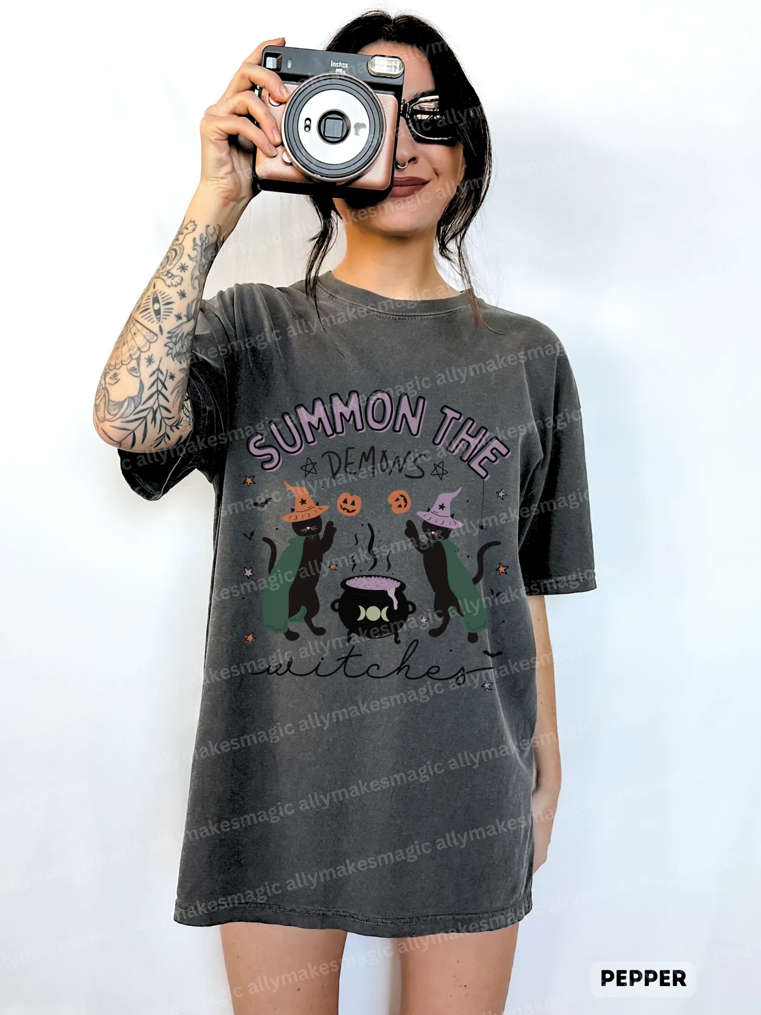 (dancing witch remix) tee sold by Ally Makes Magic product image thumbnail 2