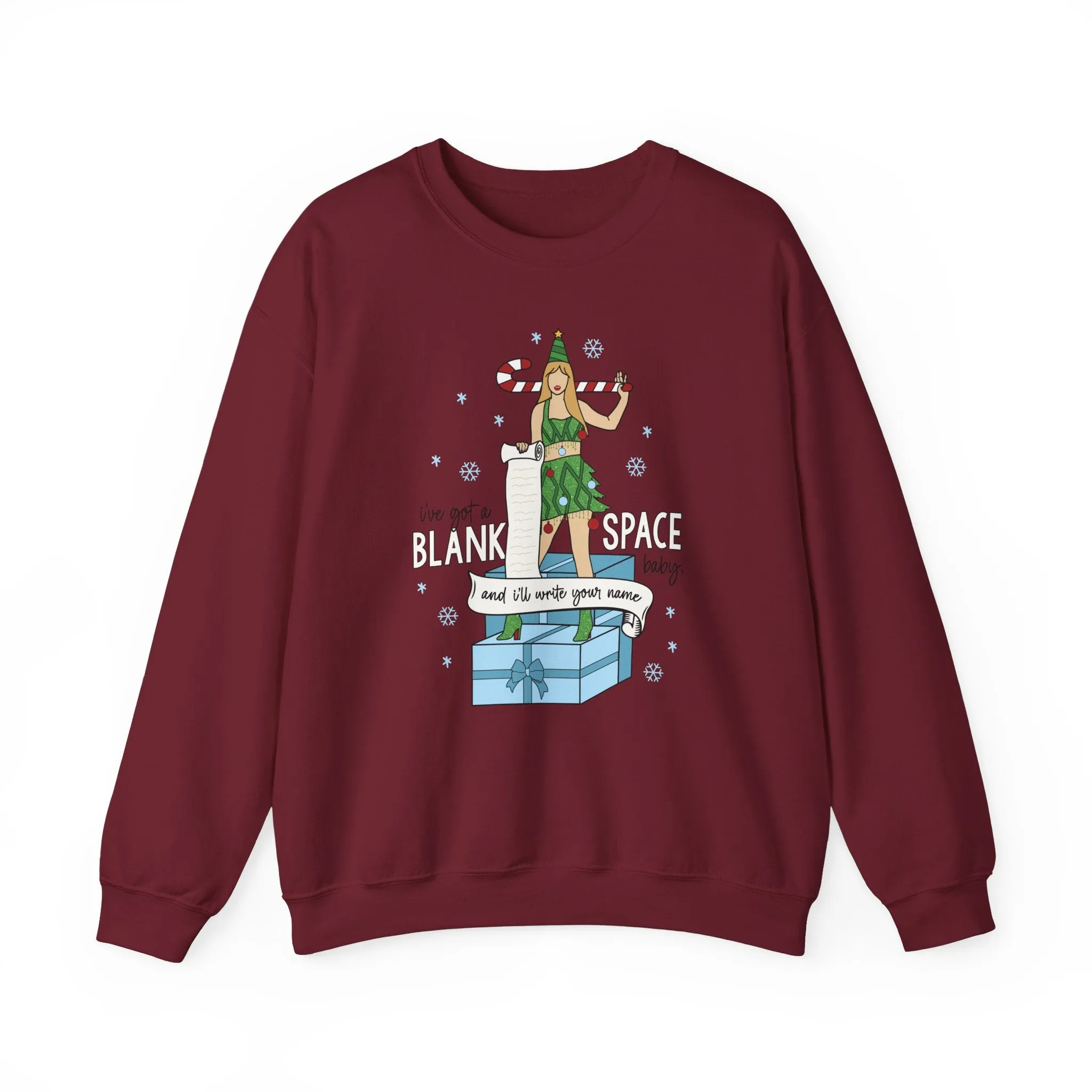 blank space sweater sold by Ally Makes Magic product image thumbnail 3