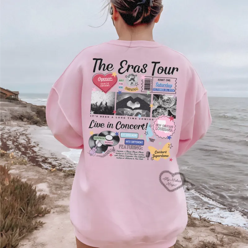 new orleans night 2 retro sweater | gildan sold by Ally Makes Magic