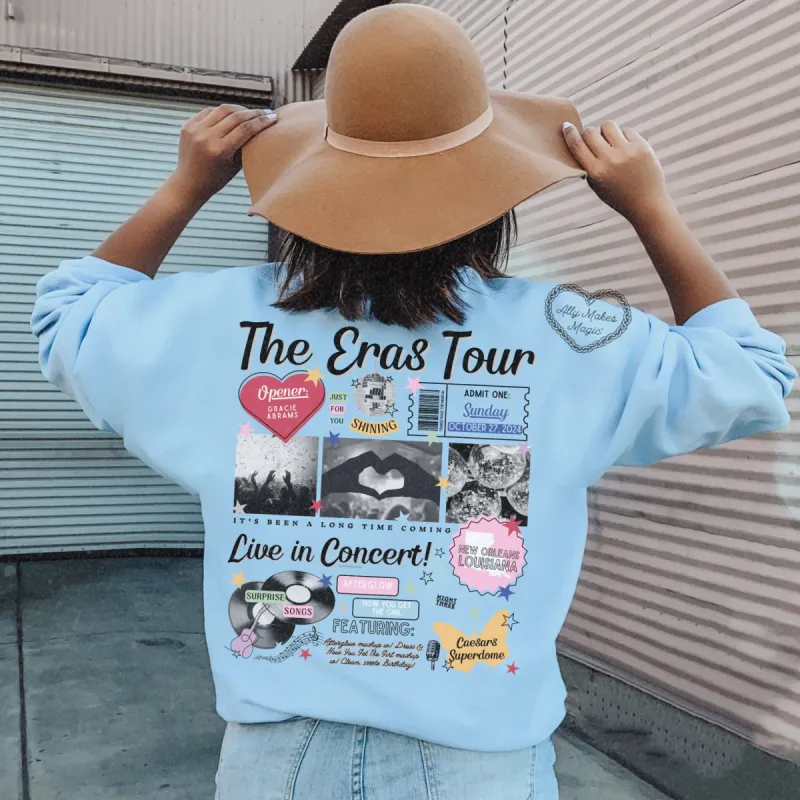 new orleans night 3 retro sweater | gildan sold by Ally Makes Magic