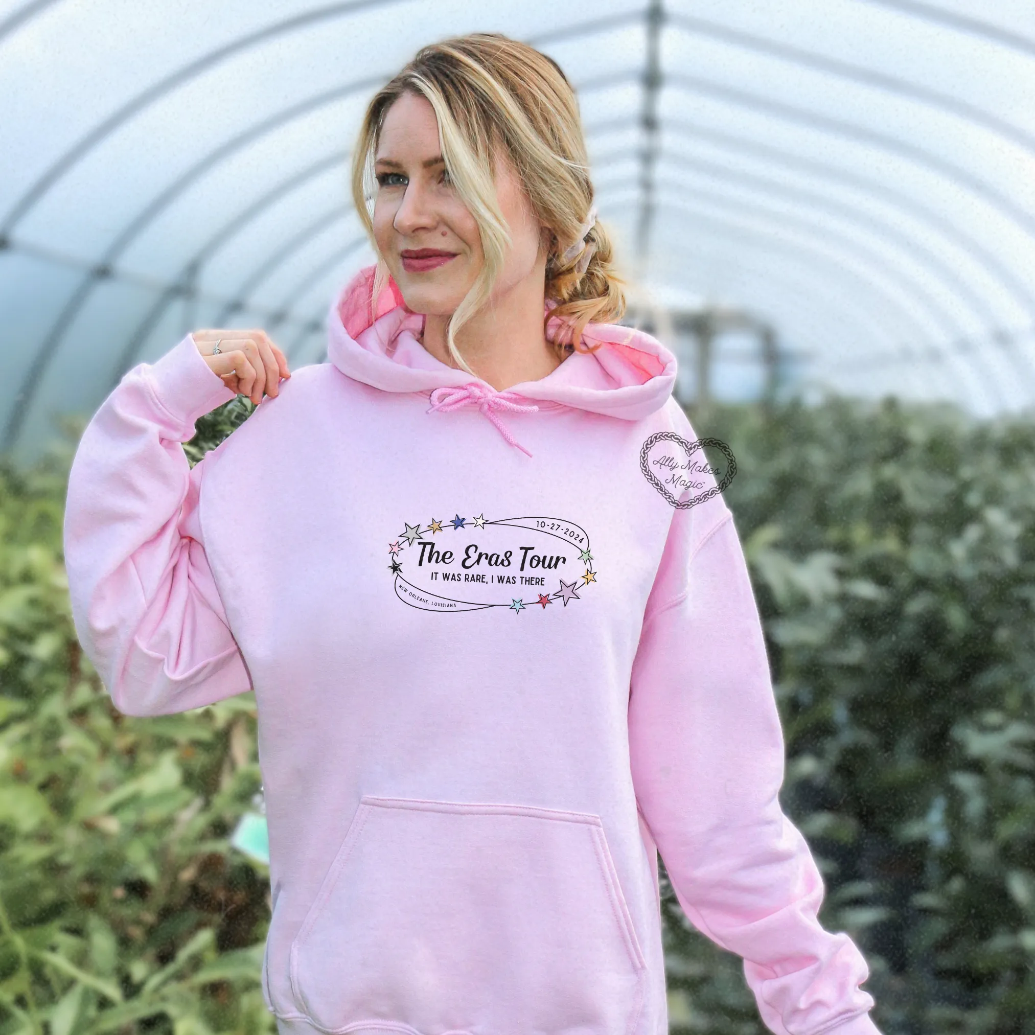 new orleans night 3 retro hoodie sold by Ally Makes Magic product image thumbnail 2