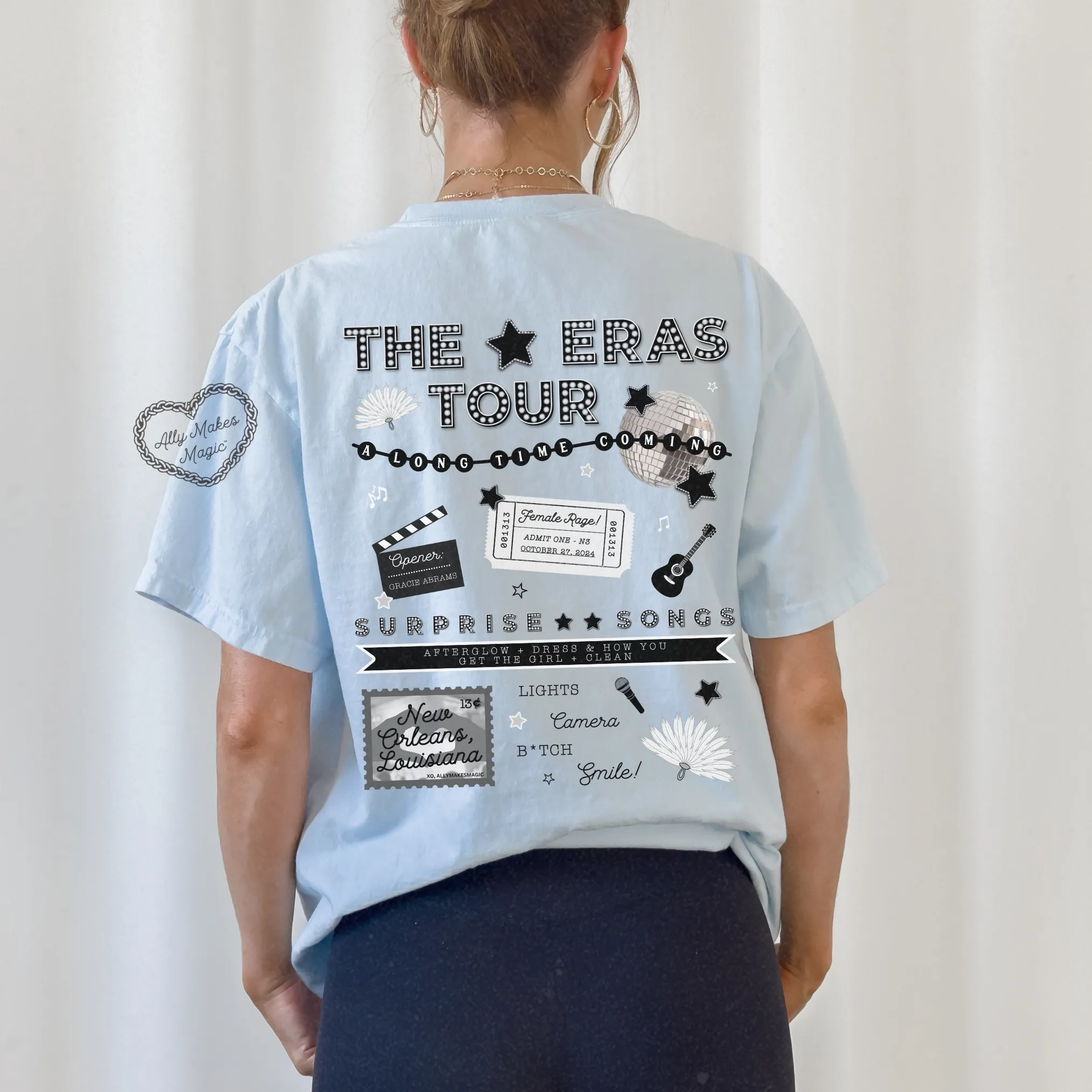 new orleans night 3 tee | comfort colors (tortured) sold by Ally Makes Magic