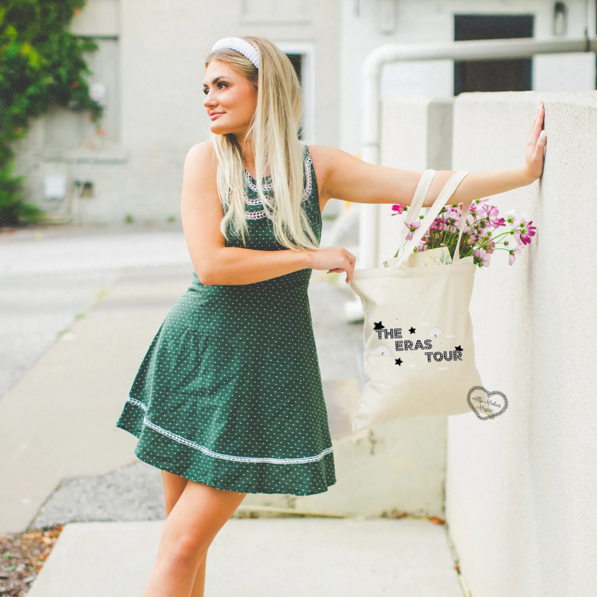 new orleans night 2 tote bag (tortured) sold by Ally Makes Magic product image thumbnail 2