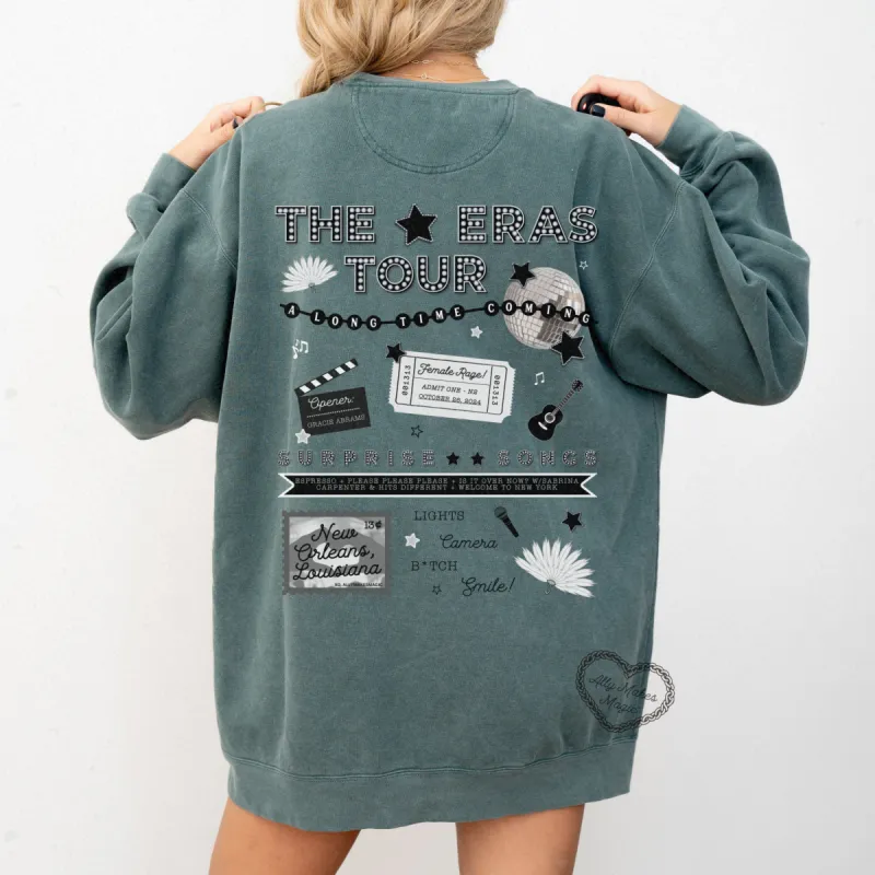 new orleans night 2 pullover | comfort colors (tortured) sold by Ally Makes Magic