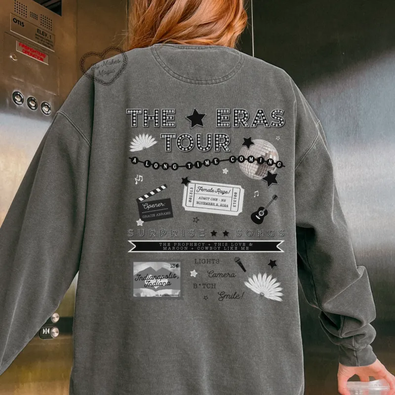 indianapolis night 2 pullover | comfort colors (tortured) sold by Ally Makes Magic