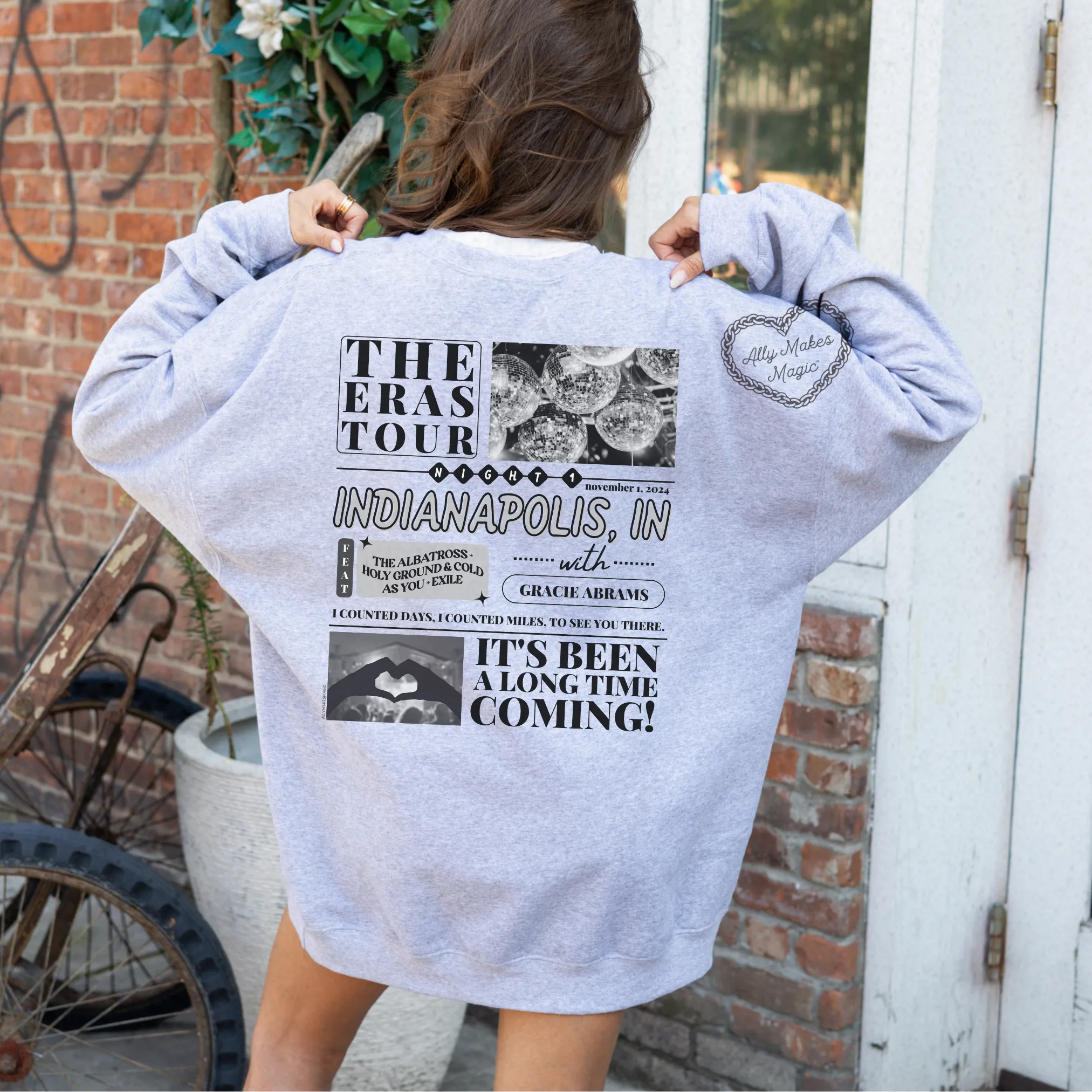 indianapolis night 1 sweater | gildan sold by Ally Makes Magic