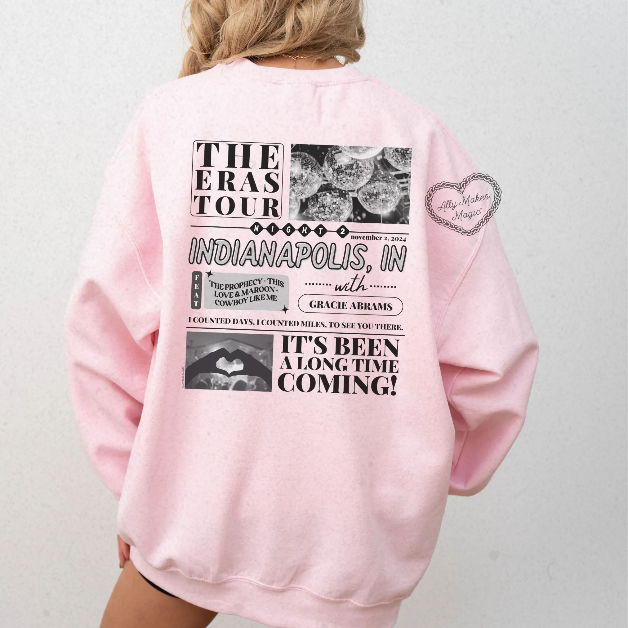 indianapolis night 2 sweater | gildan sold by Ally Makes Magic